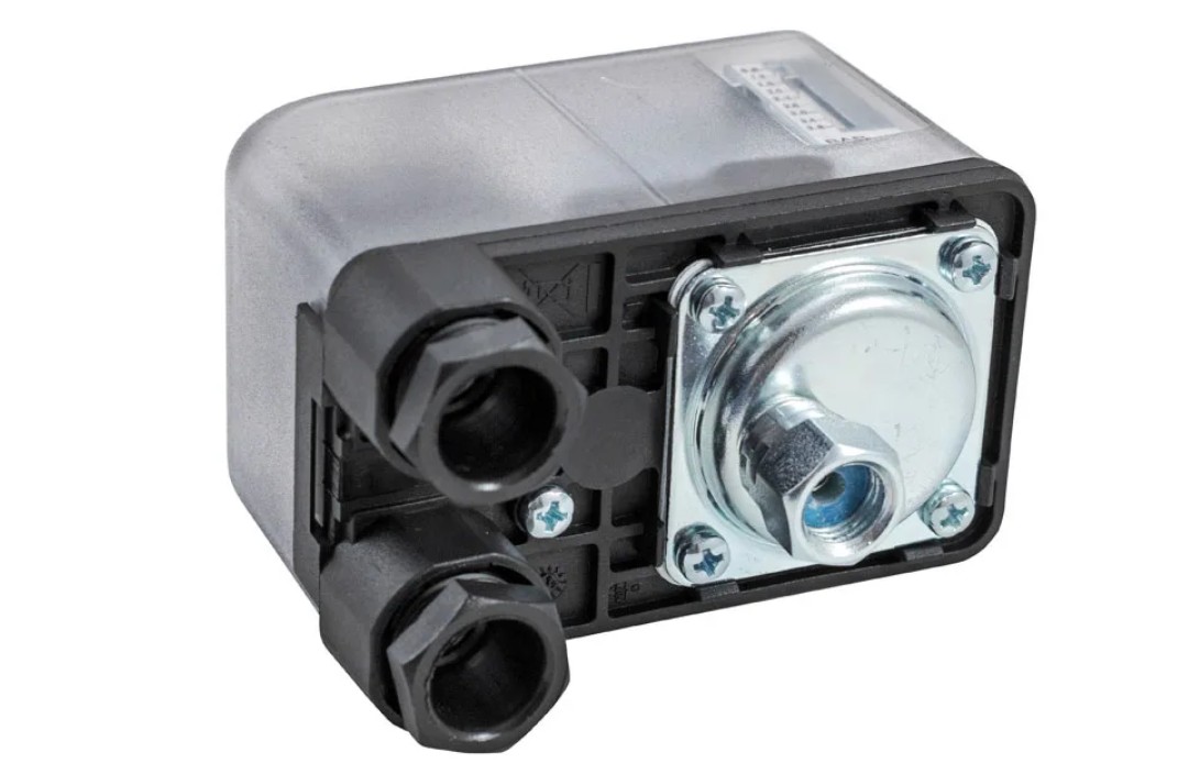 PM/ 5 1/4" - F 250V 16A(10A) реле давления IP44 с накидной гайкой со шкалой и прозрачной крышкой — изображение 2