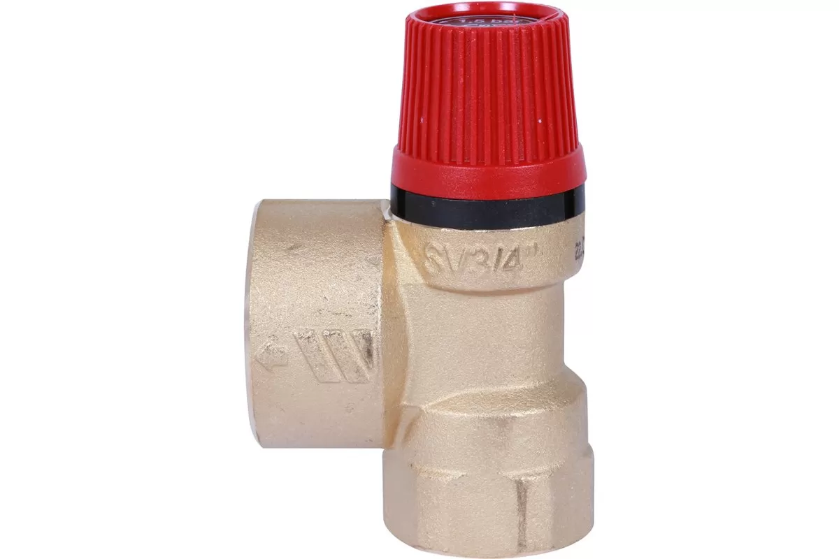 Клапан предохранительный Stout SVH для систем отопления, 3/4"x1", 1.5 бара (SVS-0001-001520)