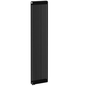 Трубчатый радиатор Rifar Tubog Ventil DV1 3180 10 секций Антрацит, нижнее подключение
